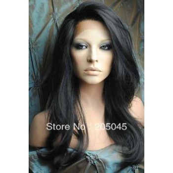 Peruca din Par Natural Delicate Black