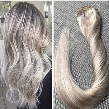 Clip On Deluxe Drept Black Collection Balayage #8 #60