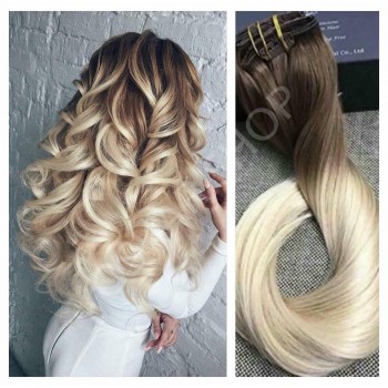 Extensii Clip-On Deluxe Ombre #5 #60