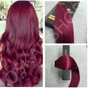 Extensii Tape In Deluxe Burgundy