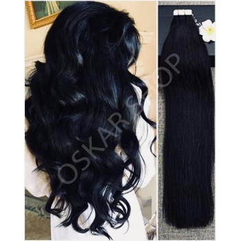 Extensii Tape In Deluxe Negru alabstrui