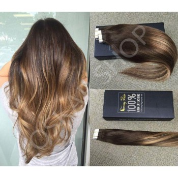 Extensii Tape In Deluxe Ombre #2 #8n